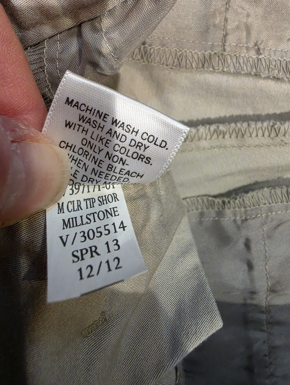 Banana Republic Ryan Fit Khaki Shorts Women's Size 2 Beige Stretch Casual Chino - Picture 5 of 5